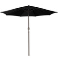 Blissun 9' Outdoor Patio Umbrella, Outdoor Table Umbrella, Yard Umbrella, Market Umbrella with 8 Sturdy Ribs, Push Button Tilt and Crank