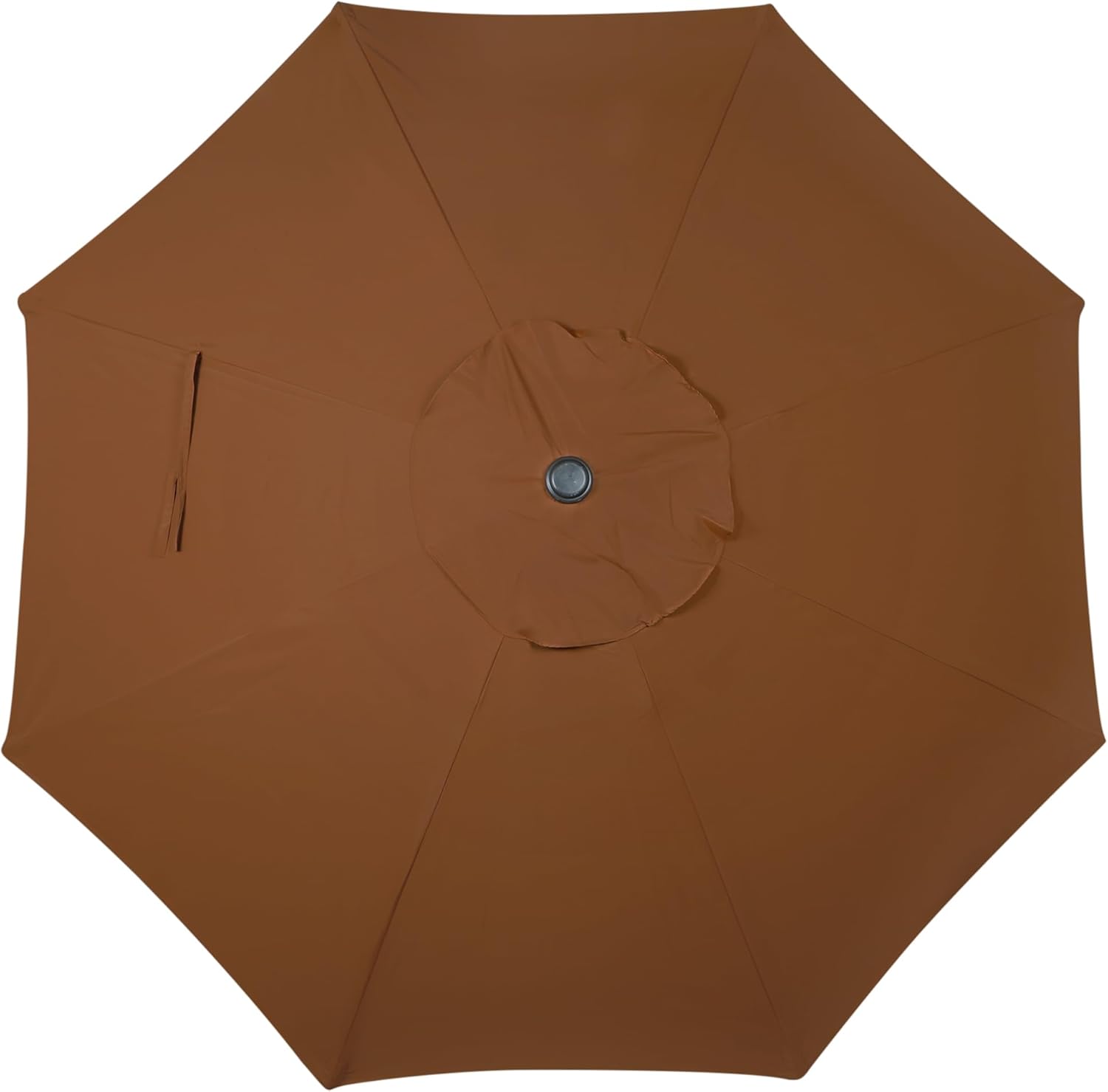 Blissun 9' Outdoor Patio Umbrella, Outdoor Table Umbrella, Yard Umbrella, Market Umbrella with 8 Sturdy Ribs, Push Button Tilt and Crank